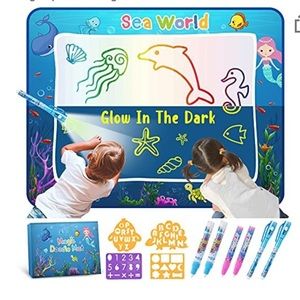Toys for Kids Water Doodle Mat - Glow in The Dark| Toddler